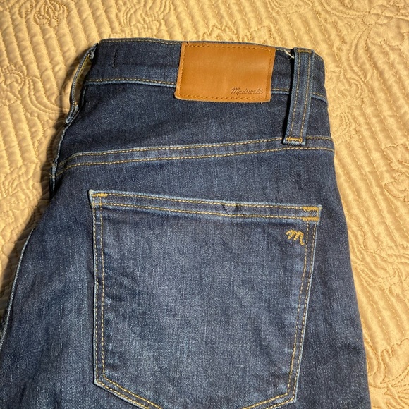 Madewell 10” High Riser skinny skinny dark wash - Picture 5 of 6